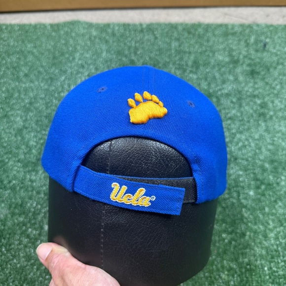 UCLA Bruins Mens Hat Cap Blue One Size Adjustable NCAA Football Sports Casual - Picture 3 of 6